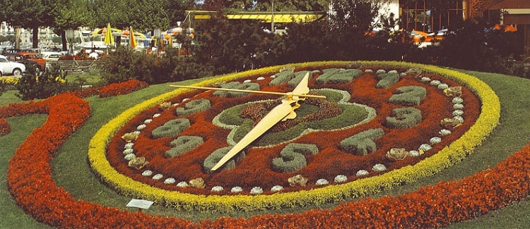 horloge-florale
