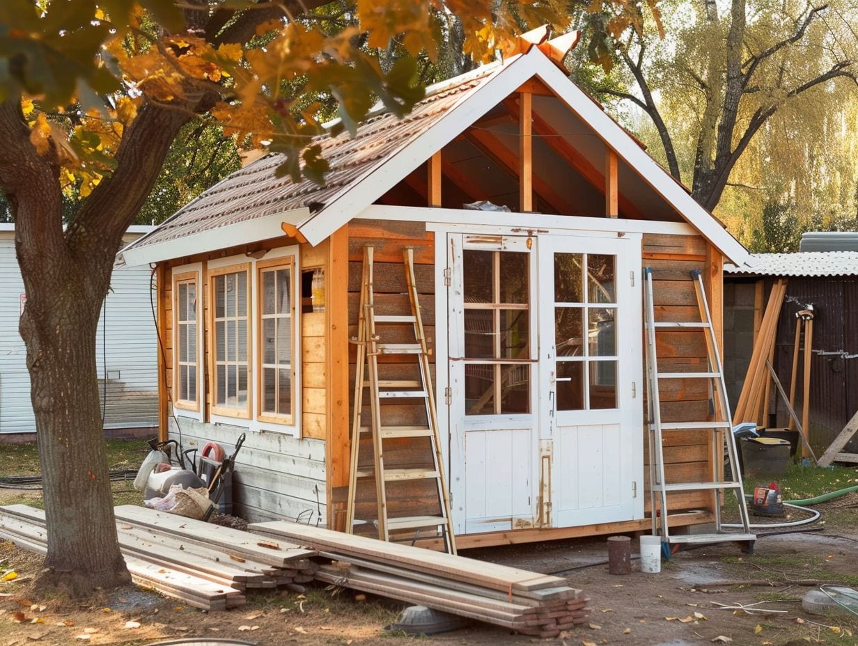 Maintien de votre cabane de jardin