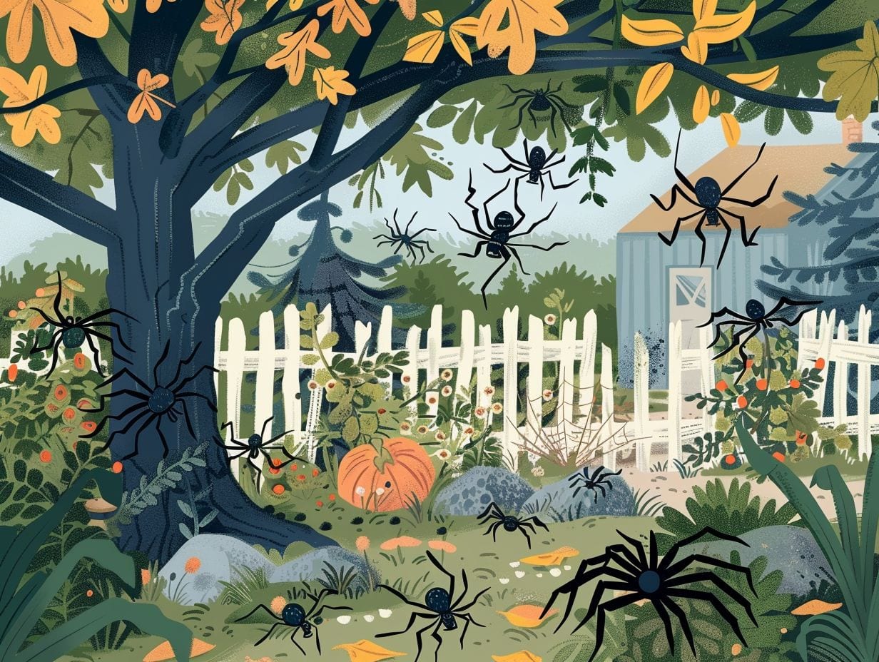 Identifier les araignées communes du jardin