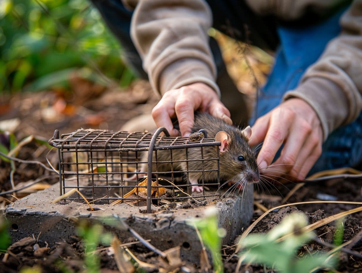 Retrait des rats de votre jardin