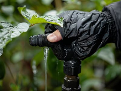 Fournitures essentielles pour habiller un robinet de jardin