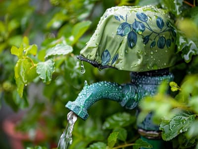 Instructions pour habiller un robinet de jardin