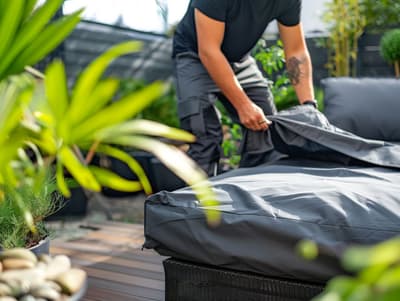 Comment couvrir un salon de jardin